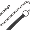 Darkness - Collier Noir Avec Chaîne